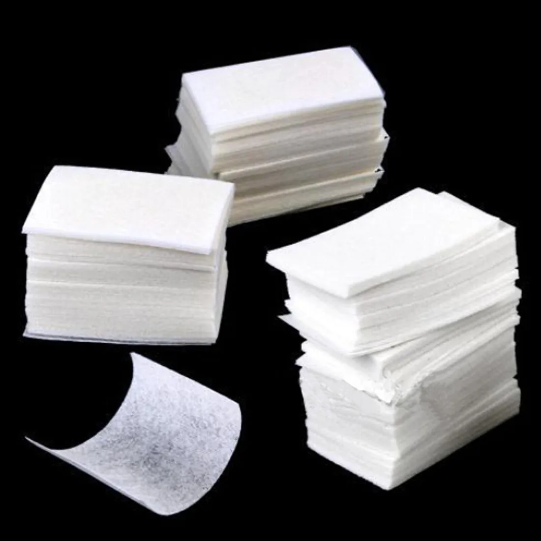 Top Trends: 400pcs / set Nail Art Wipe Manicure Polish Gel Nail Wipes Cotton Lint Cotton Pads Paper Acrylic Gel Tips Shoppable Styles