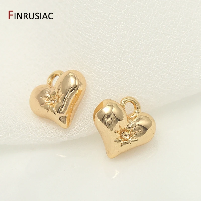 Top Trends: Series 14k Gold Plated Small Pendants Charms For Jewellery Making DIY Earrings Necklaces Pendant Accessories Shoppable Styles