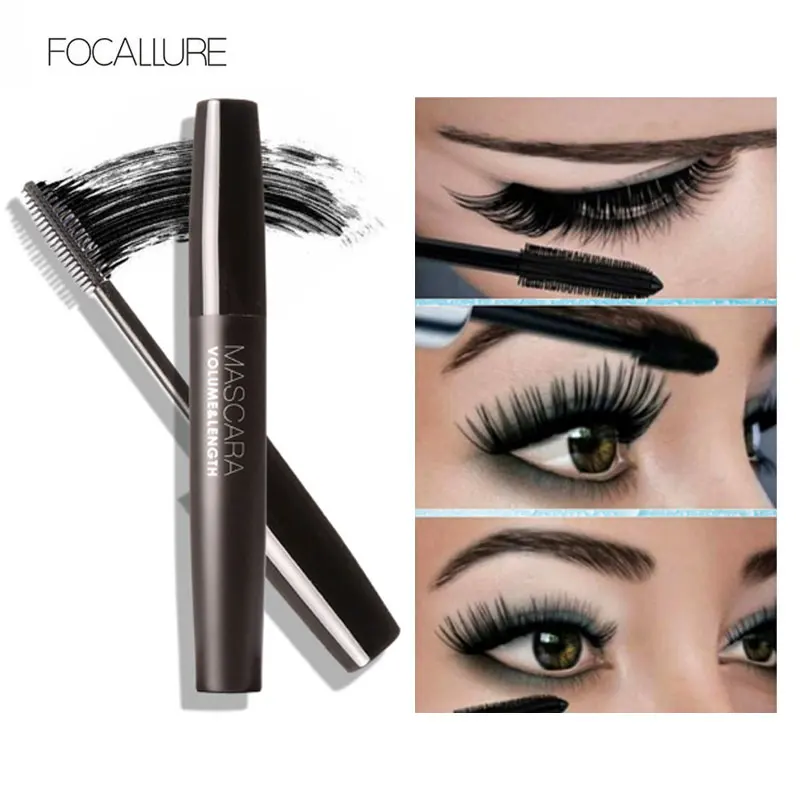 Top Trends: FOCALLURE Max Volume Black Mascara Waterproof Curling And Thick Eye Eyelashes Makeup Cosmetics Shoppable Styles