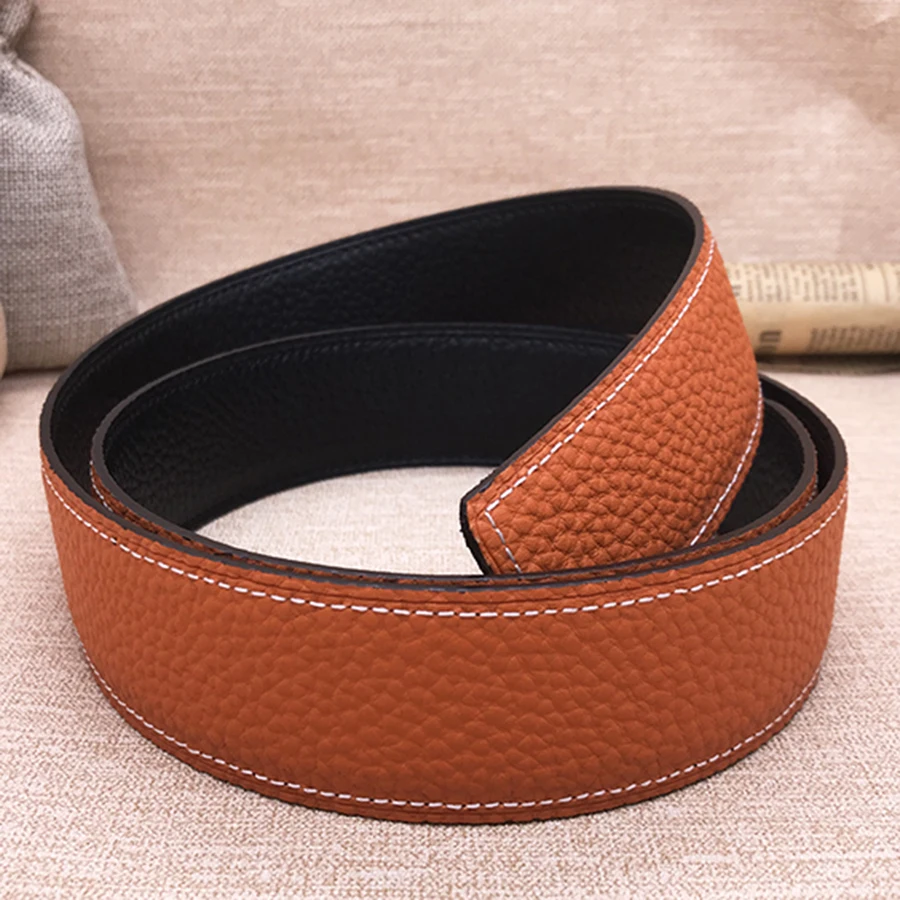 Top Trends: 2023 WITHOUT BUCKLE 3.8cm 4.0cm Ciartuar New Design Unisex Belt High Quality Cowskin Genuine Leather Two Sides Free Shipping Shoppable Styles - Image 6