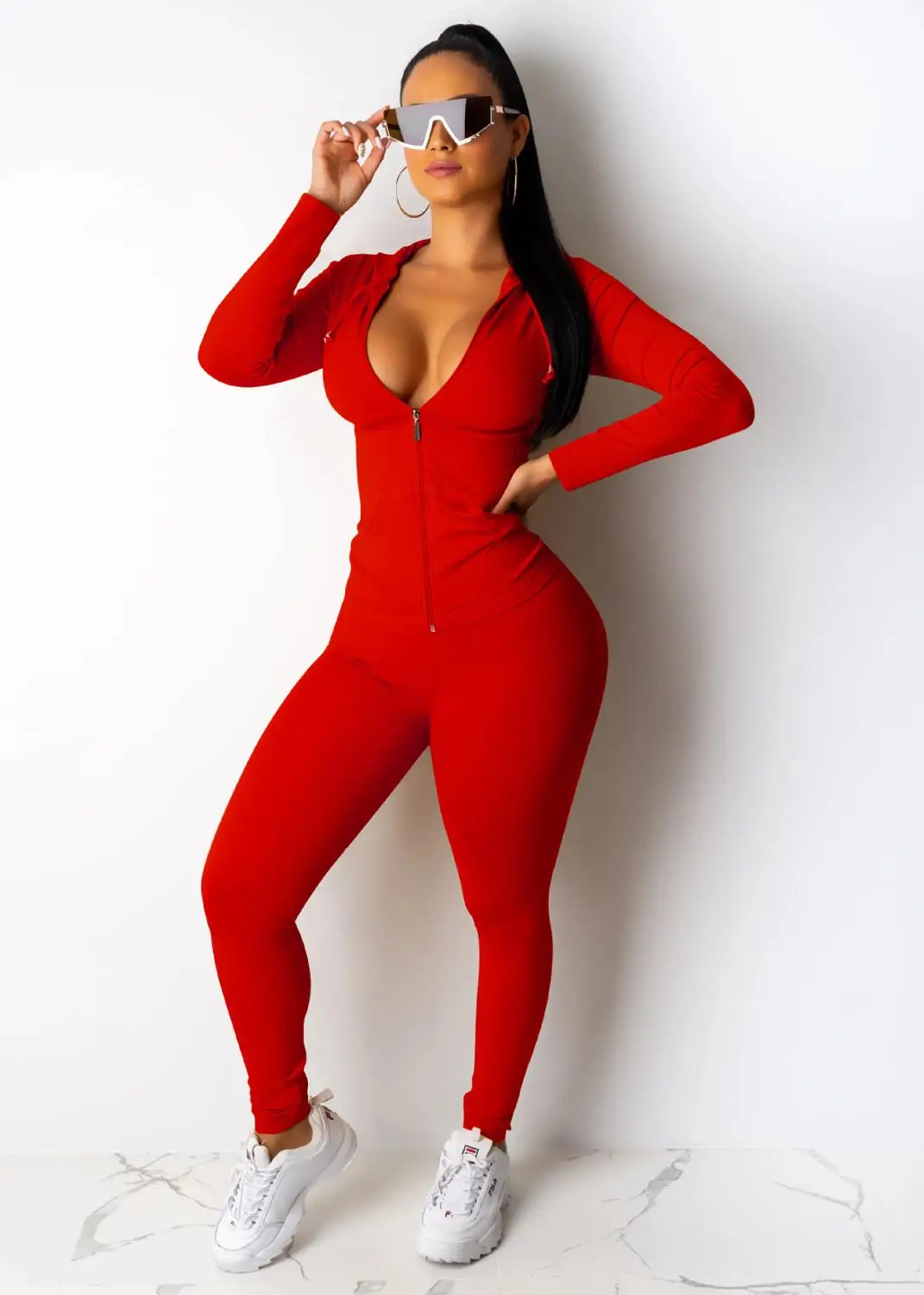 Top Trends: Two Piece Set Tracksuit Women Festival Clothing Fall Winter Top+ Pant Sweat Suits Neon 2 Piece Outfits Matching Sets Shoppable Styles