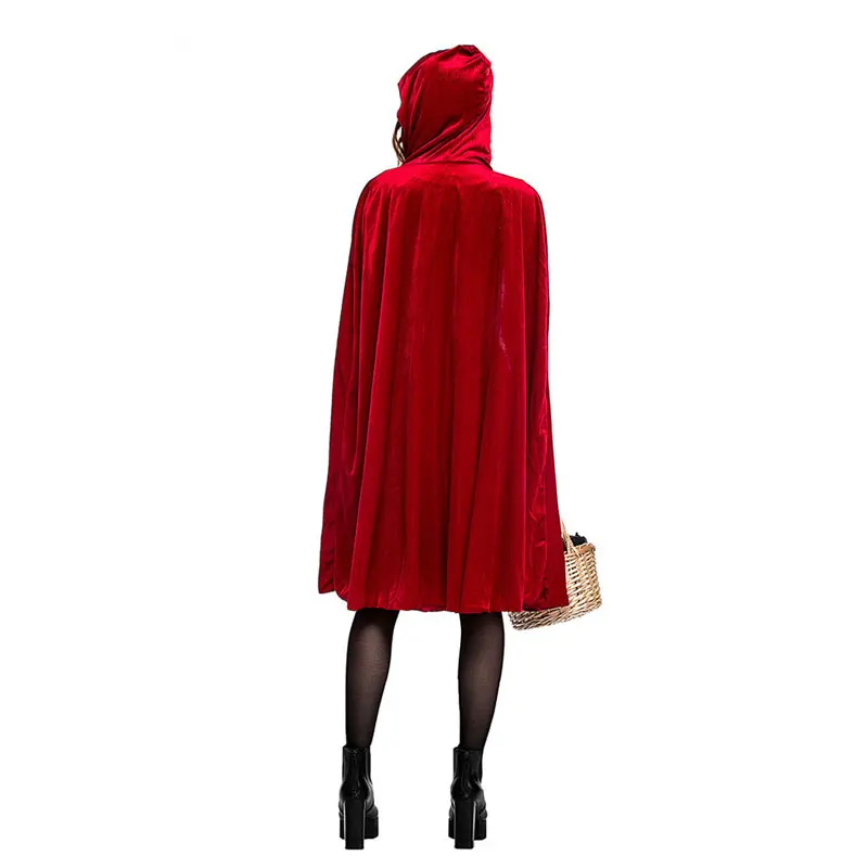 Top Trends: Ataullah Little Red Riding Hood Adault Cosplay Costume Halloween Wicca Cloak For Woman Carnival Party Queen Dress DW003 Shoppable Styles - Image 5