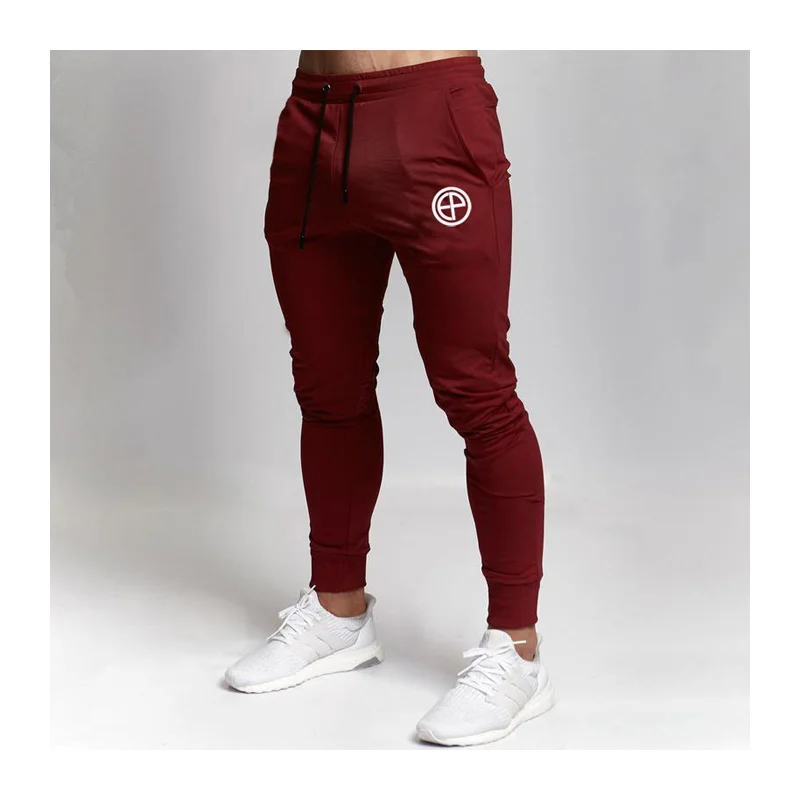 Top Trends: Mens Tracksuit Bottoms Joggers Sport Pants Gyms Thin Fitness Skinny Trousers Elasticity Running Pants Men Solid Casual Pantalon Shoppable Styles