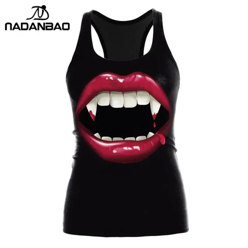 Top Trends: NADANBAO 2024 HOT Ouija Black Tank Tops Gothic Skeleton Printed Vest Fashion Shirt Summer Sexy Slim Vest Sleeveless Streetwear Shoppable Styles - Image 5