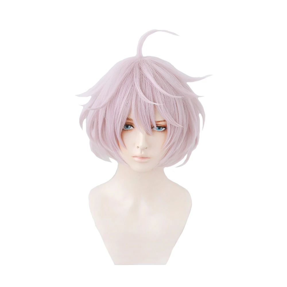 Top Trends: Senju Kawaragi Cosplay Wig Anime Tokyo Revengers Senju Kawaragi Purple Pink Short Heat Resistant Synthetic Hair Halloween Wigs Shoppable Styles