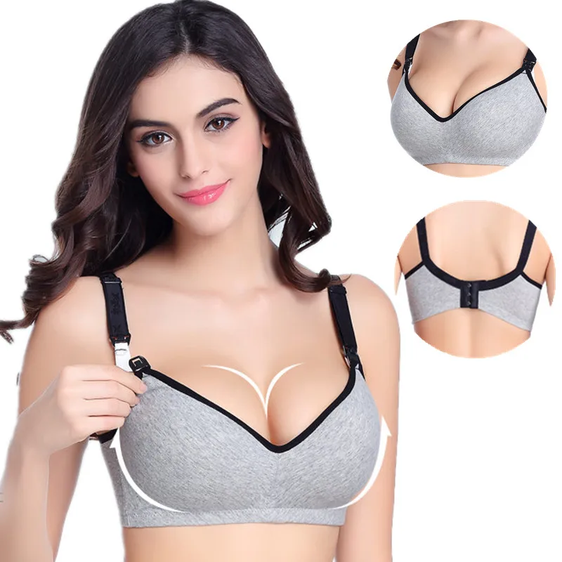 Top Trends: Cotton Maternity Nursing Bras Pregnant Breastfeeding Pregnancy Women Underwear Breast Feeding Bra Soutien Gorge Allaitement Shoppable Styles