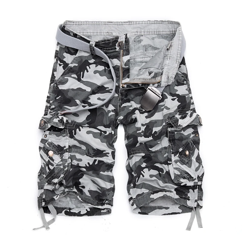 Top Trends: Casual Shorts Mens Camouflage Mens Cargo Shorts Outwear Summer Hot Sale Quality Cotton Brand Clothing Male Sweatpants Military Shoppable Styles - Image 3