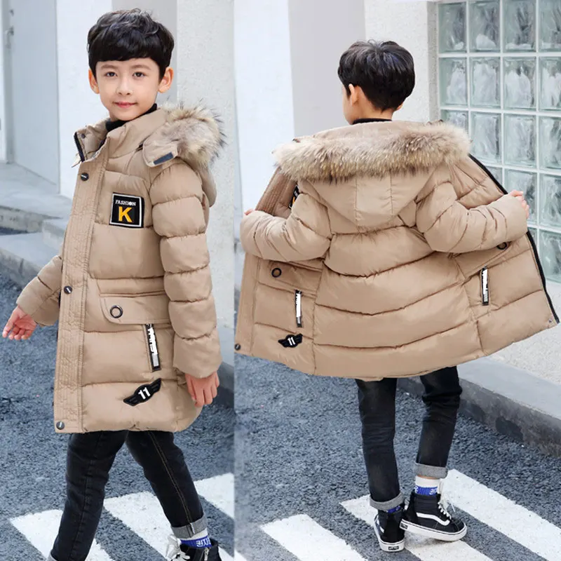 Top Trends: Winter Fashion Outdoor 8 Boys Hooded Warm Snowsuit 10 Children Mid-length Cotton Coat 12 13 14 Teens Overcoat 6 Kids Down Jacket Shoppable Styles