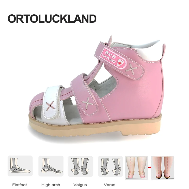 Top Trends: Children Girls Shoes Summer 2021 Kids Sandals Boys Orthopedic Tiptoe Small Sizes 2 3 Years Closed Toe Arch Support Footwear Shoppable Styles