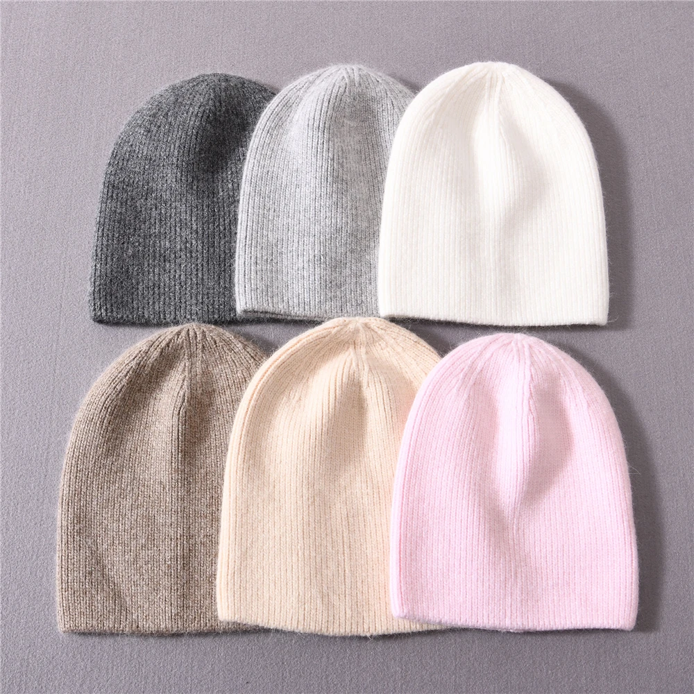 Top Trends: Jxwatcher Casual Beanie Hat Kids Baby Children Warm Cashmere Knitted Winter Hat Fashion Solid Color Striped Beanies Hat Unisex Shoppable Styles - Image 5