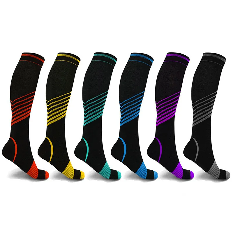 Top Trends: Unisex Compression Socks Elastic Outdoor Magic Stockings Ladies Breathable Nylon Fitness Sports Camping Football Socks Vein Shoppable Styles