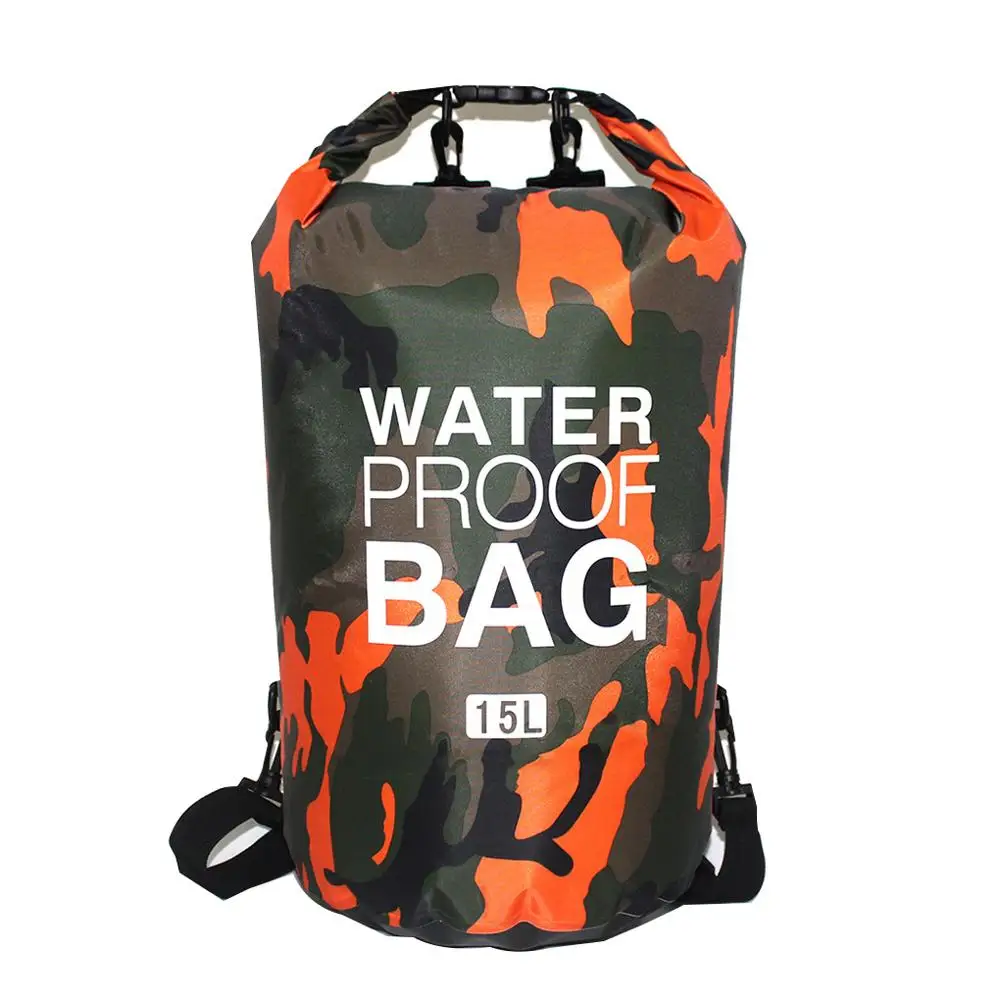 Top Trends: PVC Waterproof Dry Bag 5L 10L 20L 30L Camo Outdoor Diving Foldable Man Women Beach Swimming Bag Rafting River Ocean Backpack Shoppable Styles