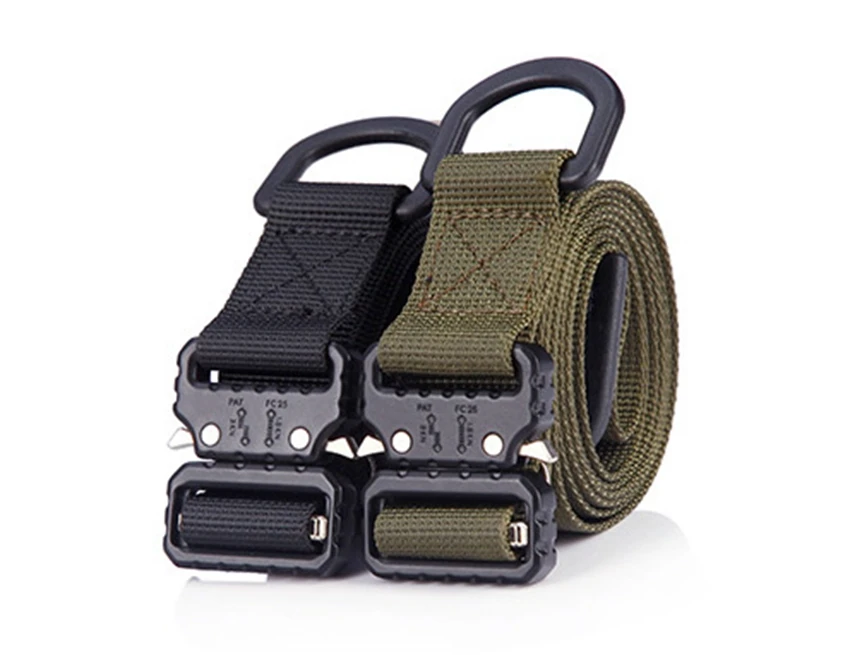 Top Trends: Belt For Men Width 1 Inch 25mm Army Military Tactical Belts Quick Release Buckle Metal Outdoor Training Fit For 26-46 Inch Waist Shoppable Styles