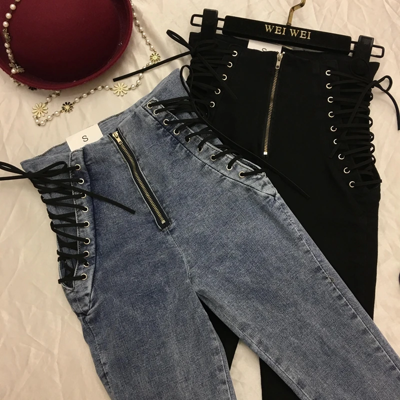 Top Trends: Plus Size High Waist Sexy Skinny Pencil Jeans For Women Jeans Leggings Denim Pants Slim Female Trousers Shoppable Styles