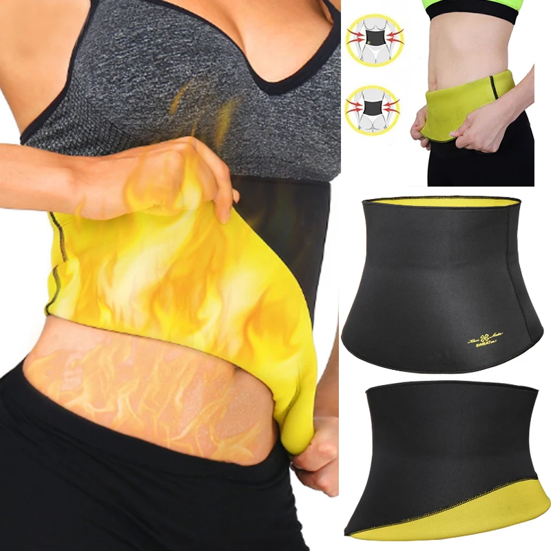 Top Trends: Waist Trainer Neoprene Sweat Shapewear Body Shaper Women Slimming Sauna Sweat Belly Reducing Shaper Workout Trimmer Belt Corset Shoppable Styles