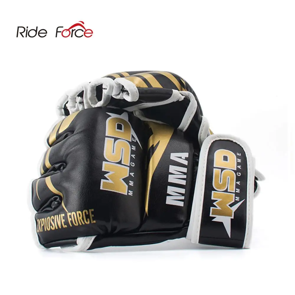 Top Trends: Half Finger MMA Gloves For Men PU Kicki Boxing Karate Muay Thai Guantes De Boxeo Free Fight Sanda Training Equipment Shoppable Styles