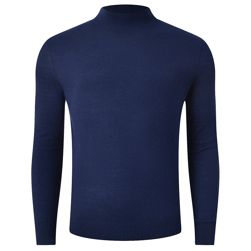 Top Trends: Men's Fine Knit, 100% Merino Wool, DXL Big And Tall Turtleneck Sweater Underwear T Shirt -Warm Winter Man Thick Clothes Sweaters Shoppable Styles