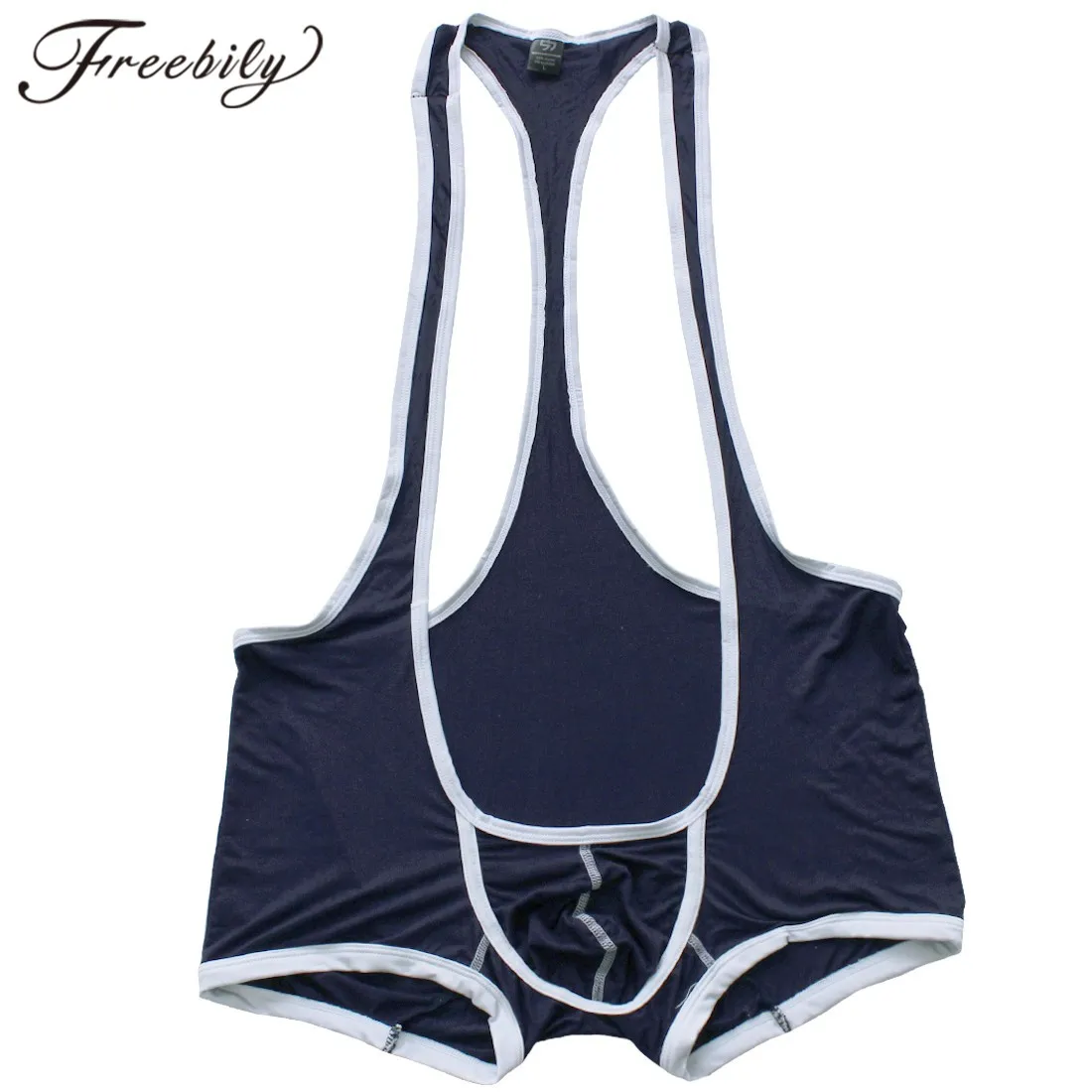 Top Trends: Men Wrestling Suspenders Singlet Mankini Swimsuit Men's Stretchy Ockstraps Bulge Pouch Boxer Underwear Fancy Costume Bodysuit Shoppable Styles