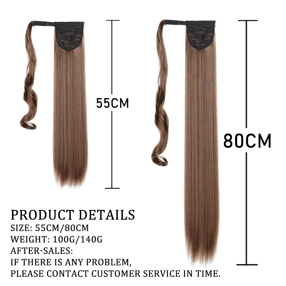 Top Trends: 22-32 Inch Synthetic Hair Fiber Heat-Resistant Curly Hair With Ponytail Fake Hair Chip-in Hair Extensions Pony Tail Shoppable Styles - Image 2