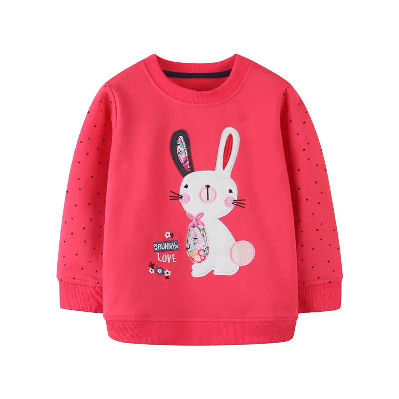 Top Trends: Jumping Meters Baby Girls Sweatshirts Autumn Winter Cotton Clothing Children Cartoon Characters Tops Kids Long Sleeve Shirts Shoppable Styles