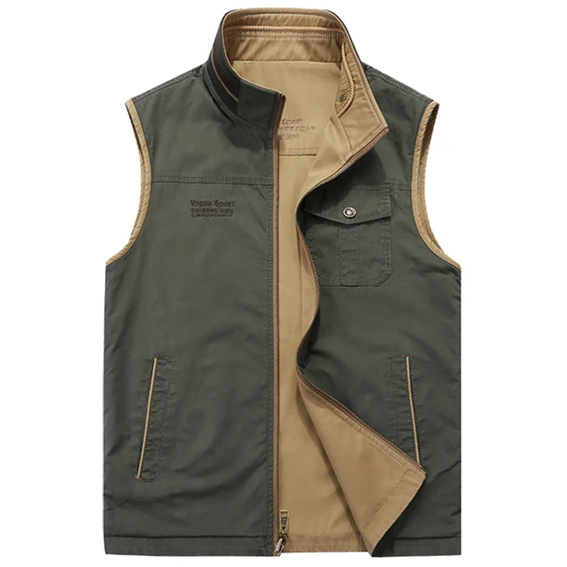 Top Trends: Spring New Outdoor Men&#039;s Vest Casual Clothing Fashion Thermal Business Jackets Man Autumn Sleeveless Jacket Tactical Work Vests Shoppable Styles