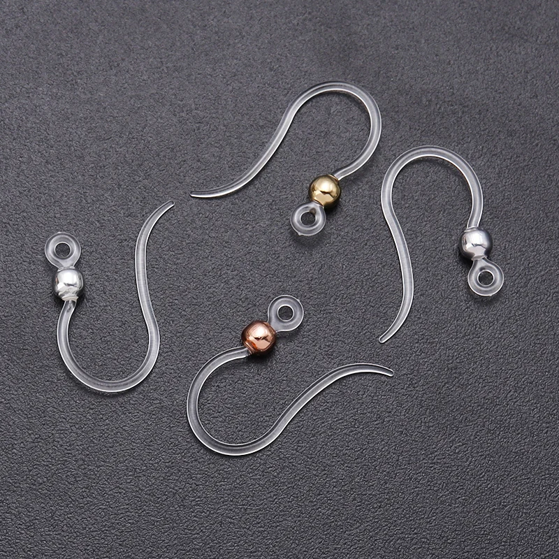 Top Trends: Louleur Transparent Resin Ear Hook For Jewelry Making Earrings Earring Hook Base Setting DIY Accessories Wholesale Shoppable Styles