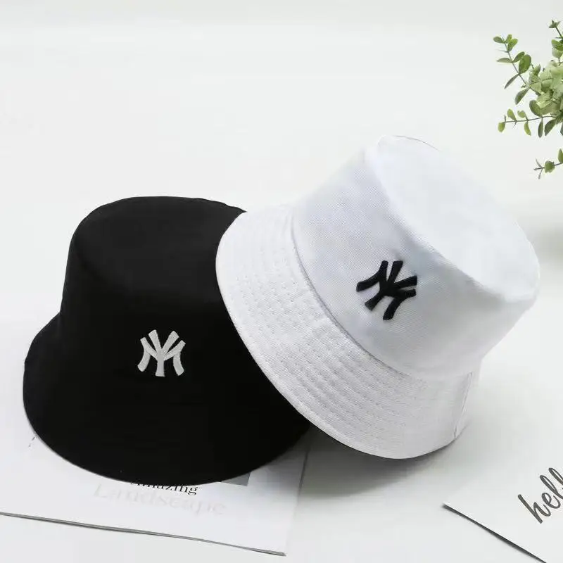 Top Trends: Unisex Bucket Hat Double-Side Outdoor Fishing Cap Women Men Sunscreen Hats Daisy Embroidery Fisherman Caps Double Wear Hats Shoppable Styles