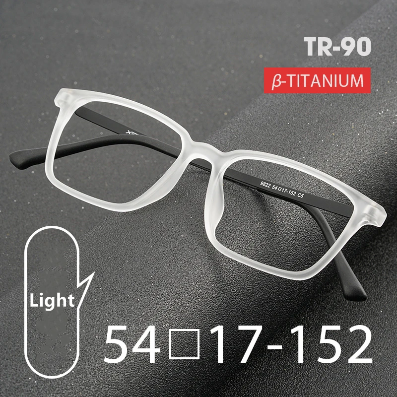 Top Trends: YIMARUILI Ultralight Comfortable TR90 Eyewear Women Pure Titanium Retro Square Optical Prescription Eyeglasses Frame Men Y9822 Shoppable Styles - Image 3