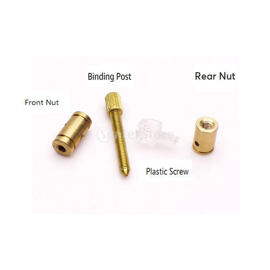 Top Trends: 4pcs Machine Accessories Front / Rear Nut / Screw Binding Post Shoppable Styles - Image 5