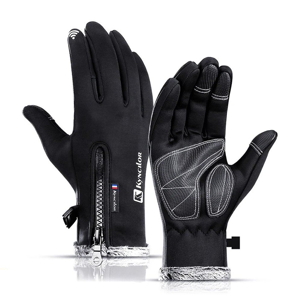 Top Trends: Winter Gloves For Men Plus Velvet Warm Touchscreen Cold Glove Waterproof Windproof Non-Slip Outdoor Sport Riding Womens Gloves Shoppable Styles