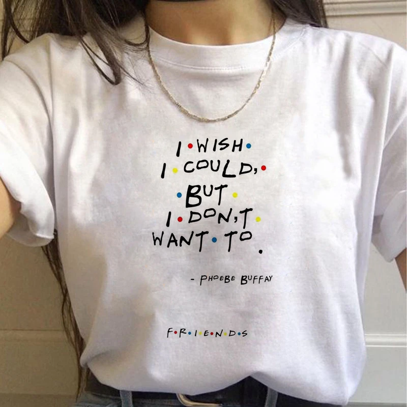 Top Trends: Harujuku Kawaii Friends Tv TShirt Women Korean Style Fashion T-shirt Ulzzang 90s Graphic Friends Tv Show T Shirt Top Tees Female Shoppable Styles