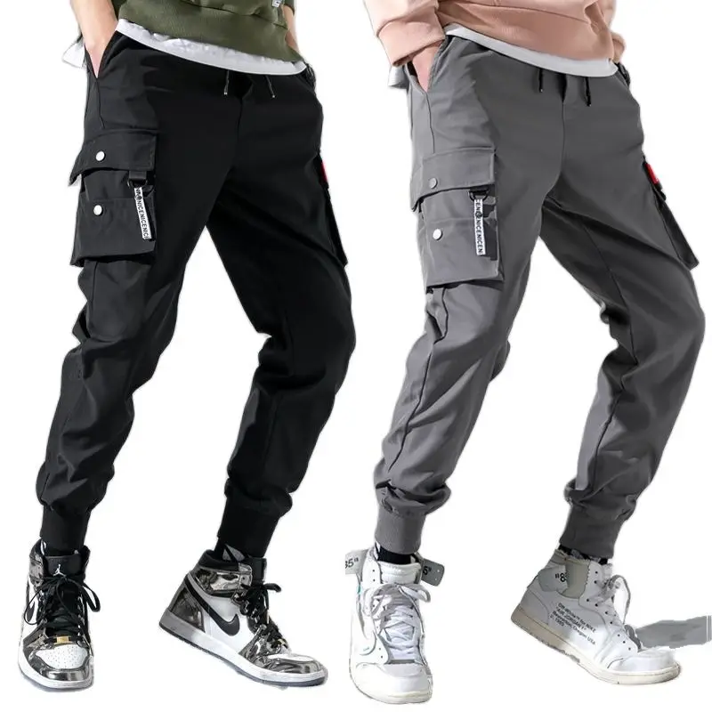 Top Trends: Male Sports Trousers Tactical Streetwear For Mens Jogging Black Cargo Pants Men Joggers Harajuku 2023 Spring Men&#039;s Clothing Shoppable Styles