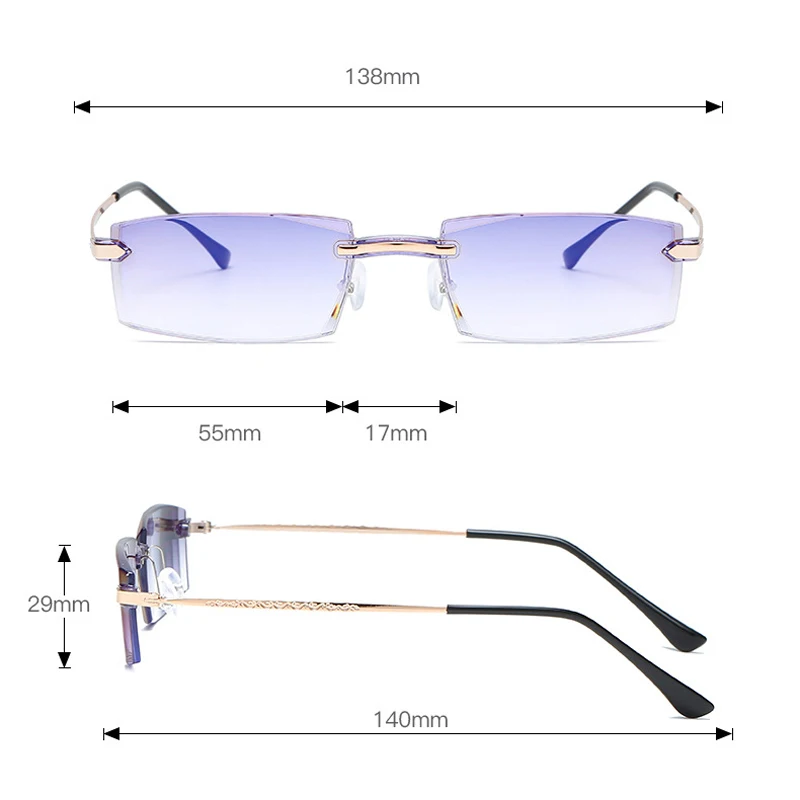 Top Trends: Seemfly Finished Myopic Glasses Ultralight Comfortable Frame Glasses For Men Women Anti Blue Light Myopia Spectacles -1.0 ~ -4.0 Shoppable Styles - Image 5