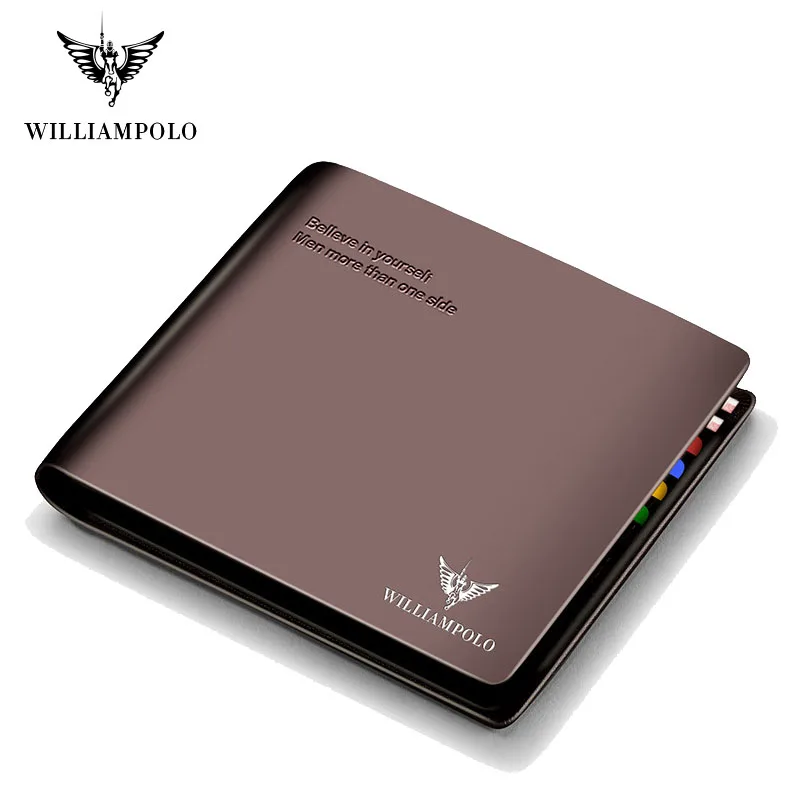 Top Trends: WILLIAMPOLO Bargains Men Male Wallet Vintage Casual Style Wallet Card Holders Multi Pockets Purse For Men PL171321 Shoppable Styles