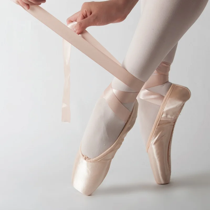 Top Trends: Satin Swan Dance Shoes Adult Children Canvas Female Pointe Shoe Performance Training Strappy Ballet Shoes Child Sports Toe Shoe Shoppable Styles