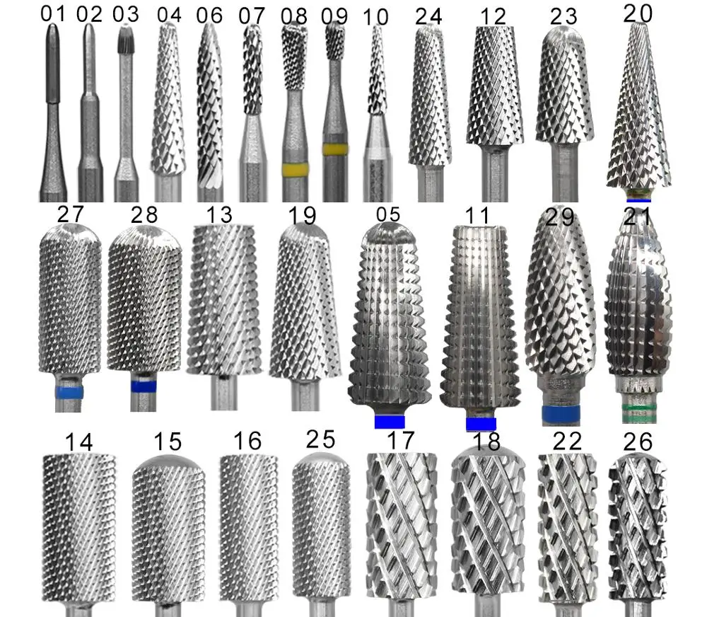 Top Trends: NAILTOOLS Many Sales Promotion Type Carbide Tungsten Barrel Stable Shank Accessories Cutter Pedicure Nail Milling Drill Bits Shoppable Styles