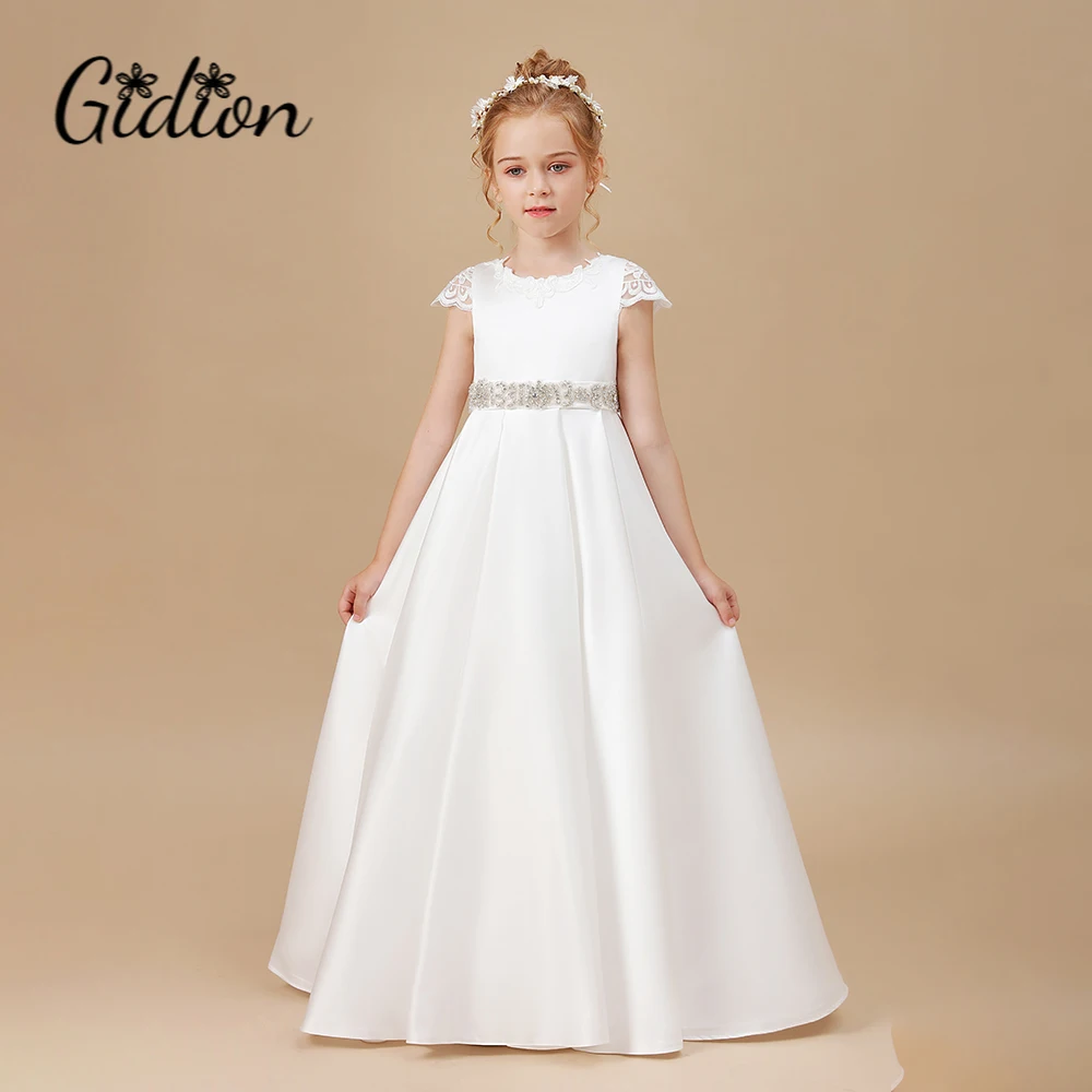 Top Trends: Princess Flower Girl Dress For Children First Communion Wedding Banquet Pageant Birthday Evening Party Ball Event Ceremony Prom Shoppable Styles