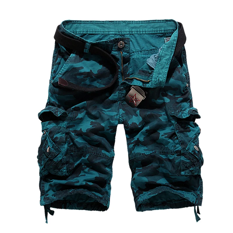 Top Trends: Casual Shorts Mens Camouflage Mens Cargo Shorts Outwear Summer Hot Sale Quality Cotton Brand Clothing Male Sweatpants Military Shoppable Styles - Image 5