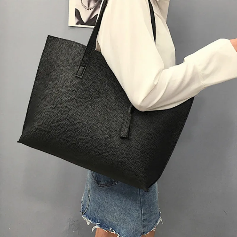 Top Trends: Women&#039;s Tote Bag New PU Tassel Casual Solid Hasp Handbag Euro-America Style High-capacity Sublimation Blanks Bag Shoppable Styles