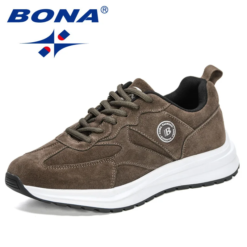 Top Trends: BONA 2022 New Designers Platform Sneakers Men Breathable Lightweight Casual Walking Sport Shoes Man Fashion All-Match Footwear Shoppable Styles