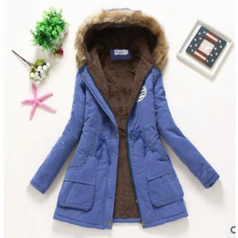 Top Trends: Winter Coat For Women Slim XXXL Size Outwear Medium-Long Cotton Padded Coat Thick Warm Hooded Parka Mujer Women&#039;s Casual Jacket Shoppable Styles