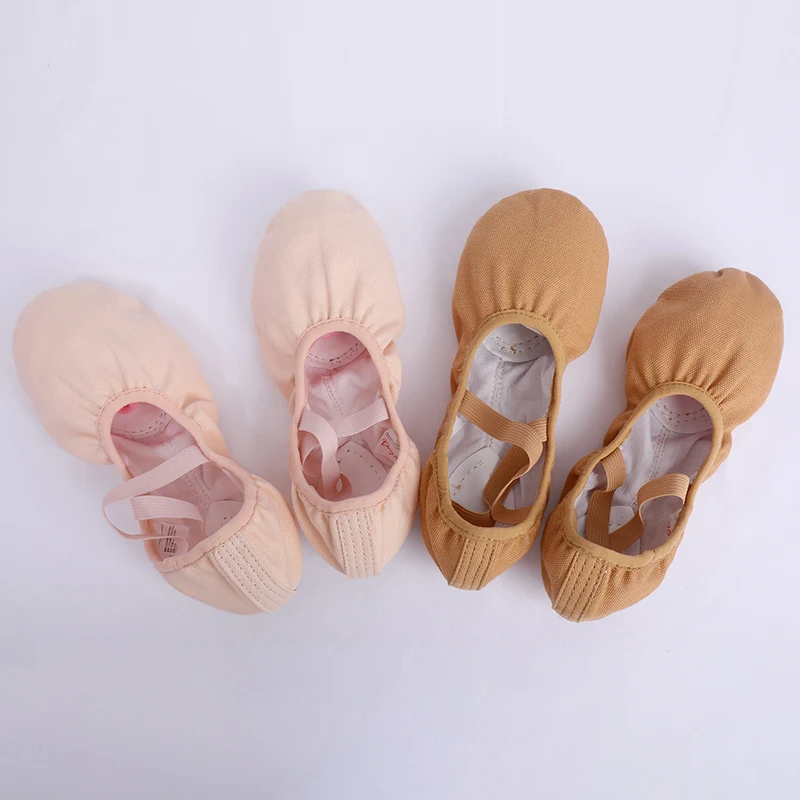 Top Trends: Ballet Shoes For Dancing Women Ballet Flats Slippers One Piece Canvas Ballet Shoes Split Sole Ballerina Slip On Practice Shoes Shoppable Styles - Image 3