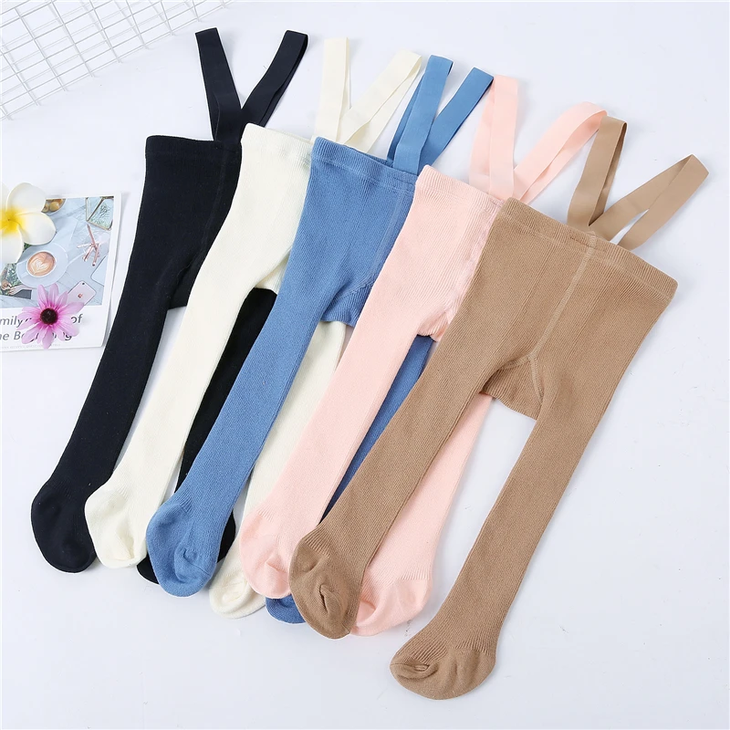 Top Trends: Lawadka 0-3T 2022 New Autumn Spring Tights For Girls Solid Pantyhose Casual Tights For Boys With Shoulder Strap Knitted Clothes Shoppable Styles