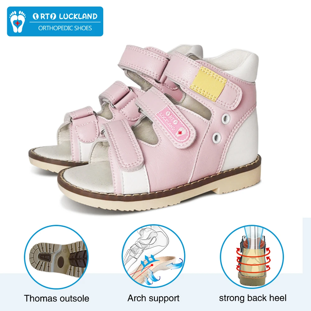 Top Trends: Children's Footwear Summer 2021 Kids Girls Orthopedic Sandals Barefoot Princess Baby Toddler Boys Flatfeet Shoes Size20 21 22 Shoppable Styles