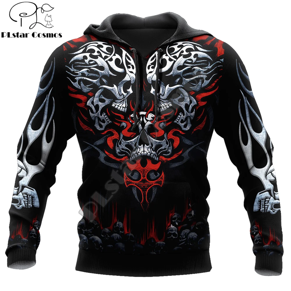 Top Trends: Heart Skull Funny Tattoo 3D All Over Printed Mens Hoodies And Sweatshirt Autumn Unisex Zipper Hoodie Casual Sportswear DW808 Shoppable Styles