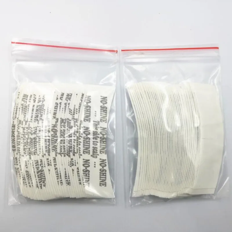 Top Trends: No Shine Tape Bonding Double Sided Adhesive Tape C Contour Strip For Toupee Wigs 36pcs / bag 7.6cm*2.2cm Shoppable Styles