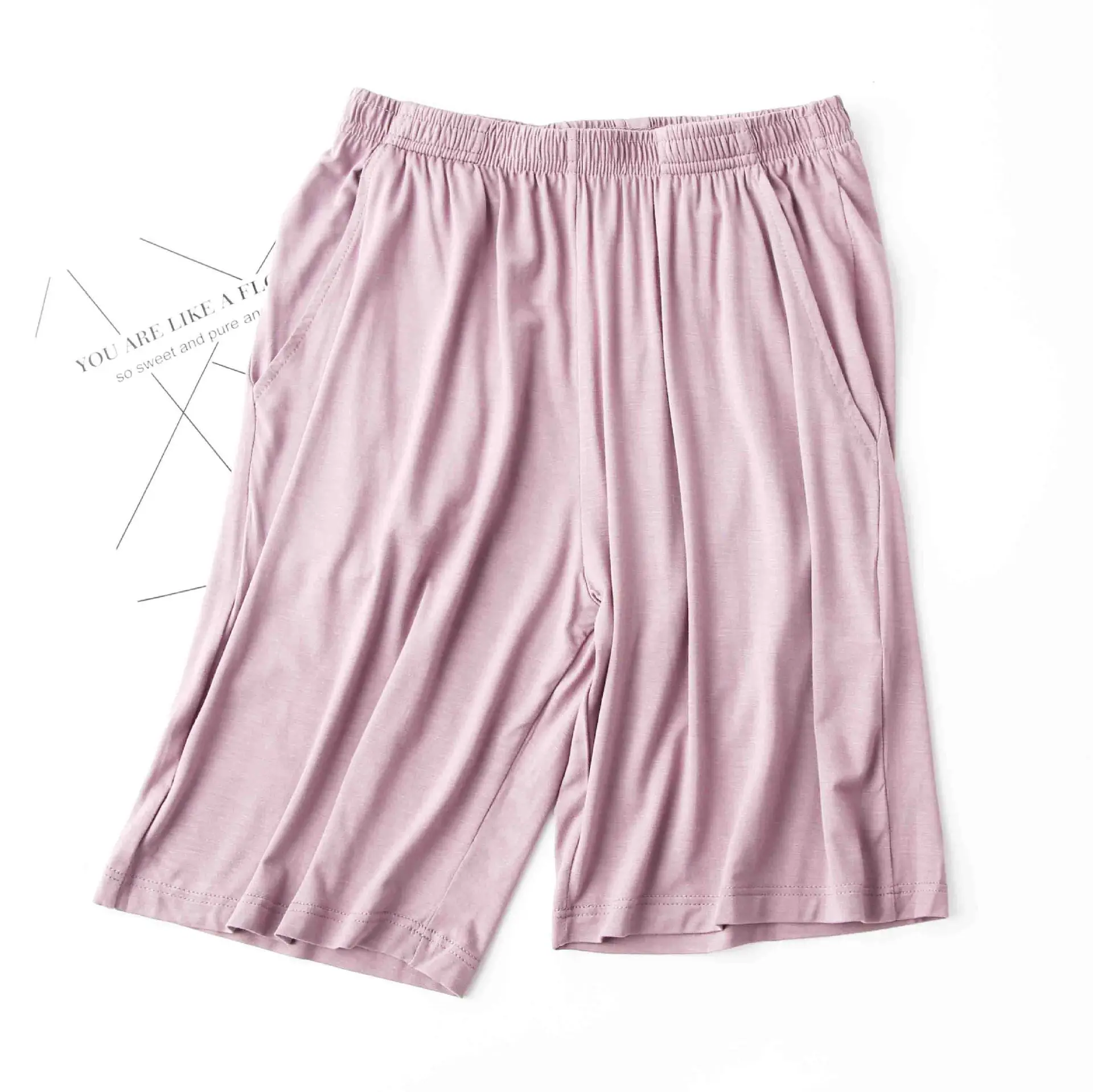 Top Trends: Summer New Modal Female Sleep Pants Thin Single-piece Shorts Loose Large Size Casual Shorts Pocket Pants Home Pants Bottoms Shoppable Styles