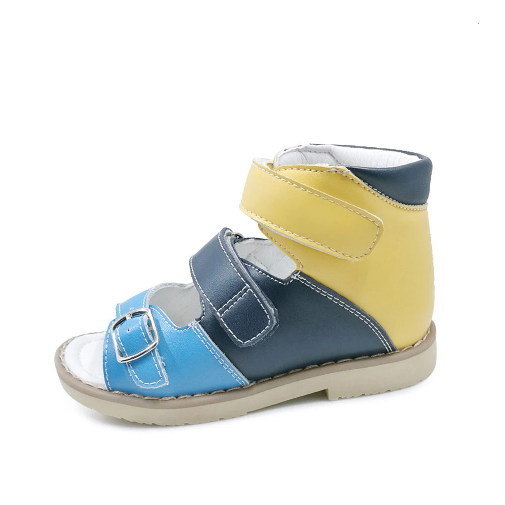 Top Trends: Boys Leather Sandals Children Orthopedic School Shoes For Kids Baby Toddlers Fashionable Summer Walking Flatfoot Footwear Shoppable Styles