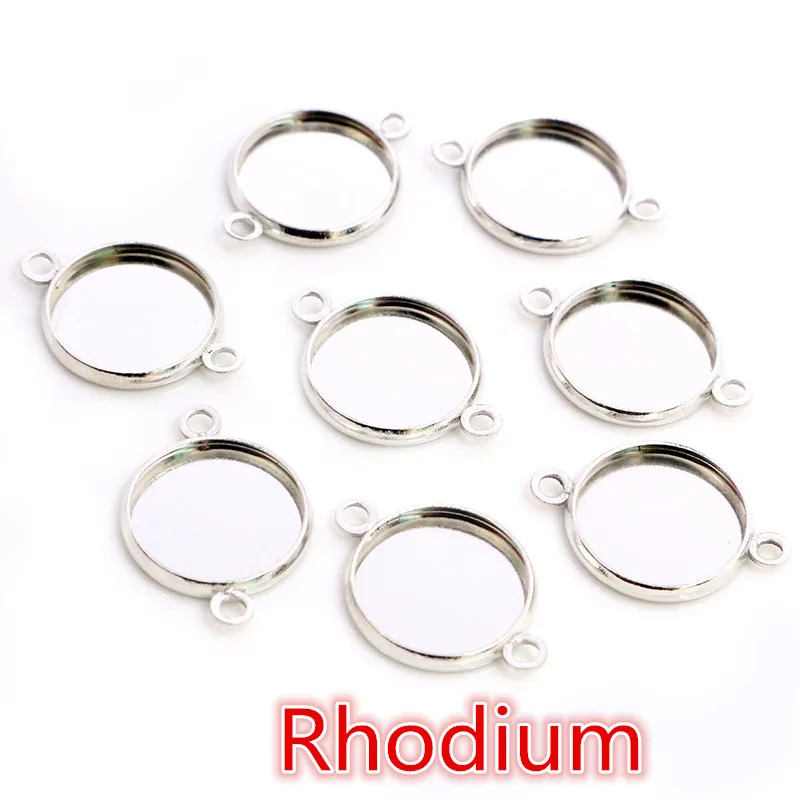 Top Trends: 8-25mm Cabochon Base Tray Bezels Blank Gold Bracelet Setting Supplies For Jewelry Making Findings Accessories Shoppable Styles - Image 4