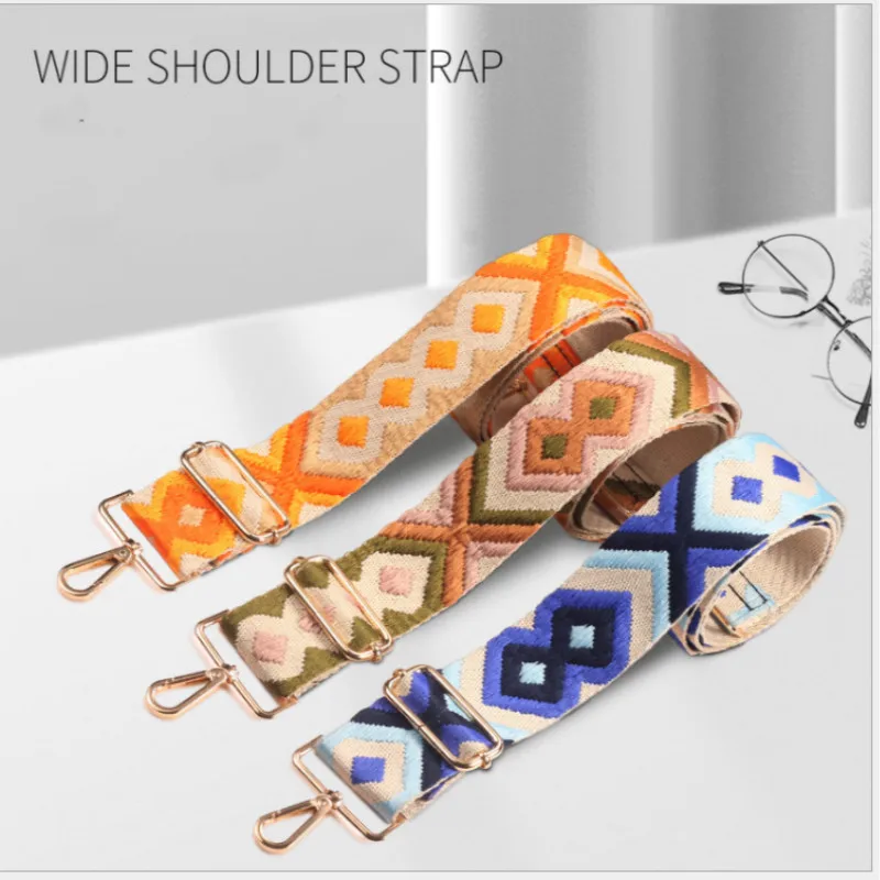 Top Trends: Women Wide 5cm Bag Strap Handbag Belt Shoulder Bag Replacement Accessory Bag Part Adjustable Belt For Bags 130cm Shoppable Styles